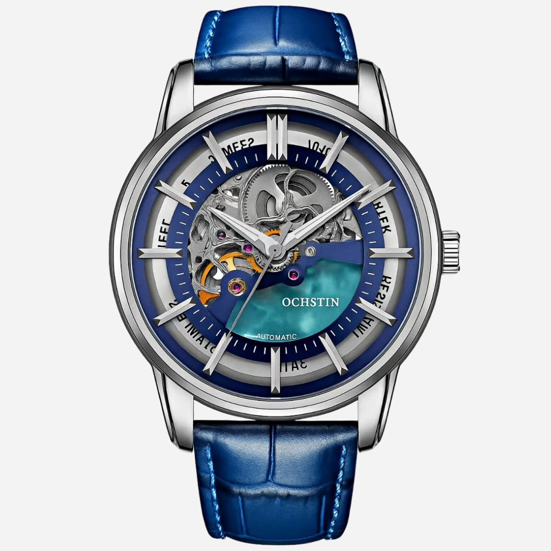 Montre Automatique OCHSTIN pour Homme – Design Squelette Vintage, Luxe et Raffinement au Poignet.