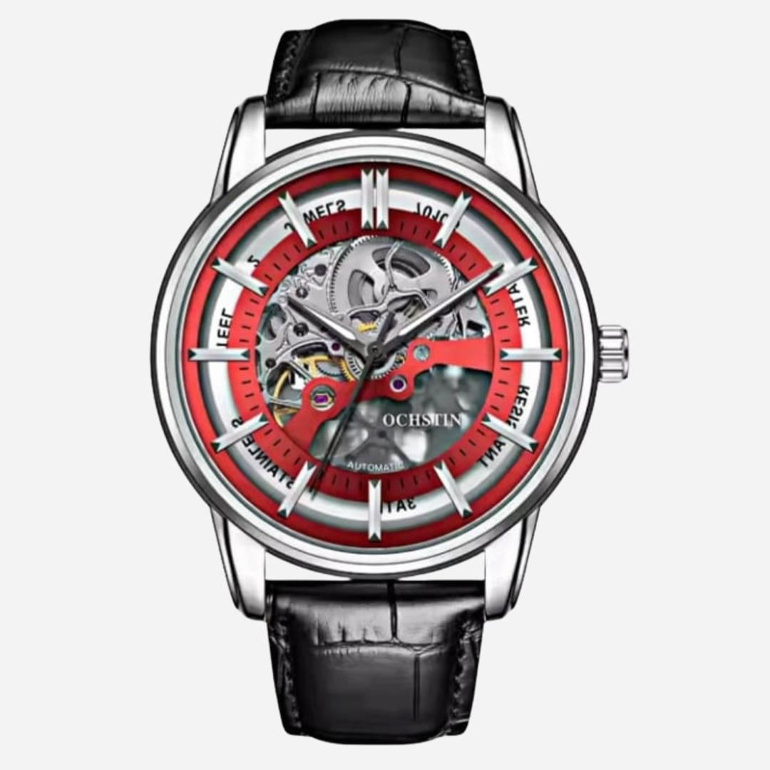 Montre Automatique OCHSTIN pour Homme – Design Squelette Vintage, Luxe et Raffinement au Poignet.