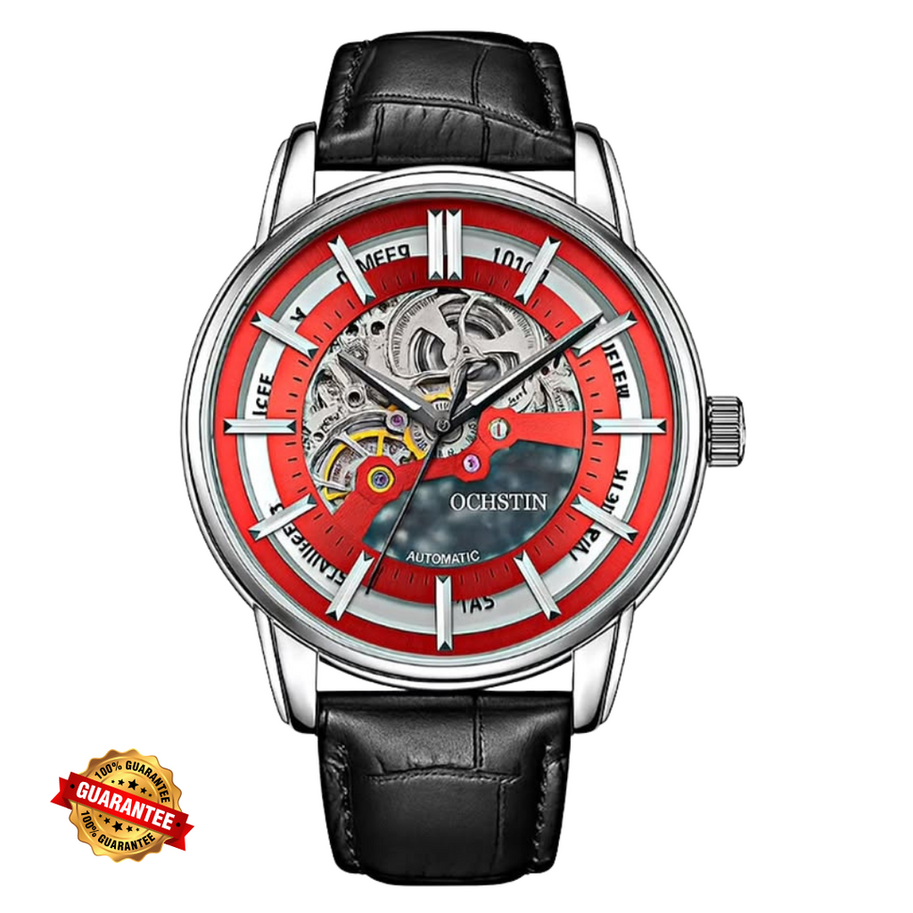 Montre Automatique OCHSTIN pour Homme – Design Squelette Vintage, Luxe et Raffinement au Poignet.
